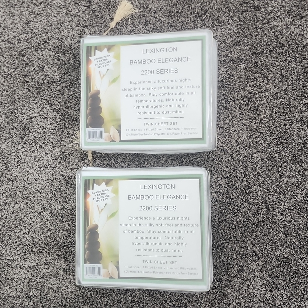 2 sets twin sheets